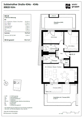 Grundriss WE 25