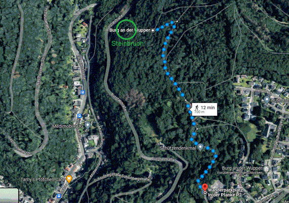 Zum Erwandern: 700m Waldweg zum Waldsteinbruch