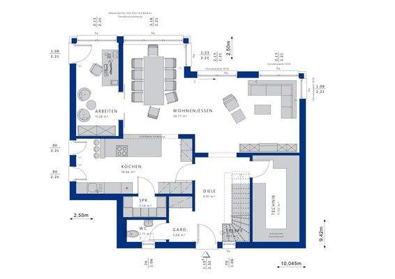 Ein tolles offenes Raumkonzept