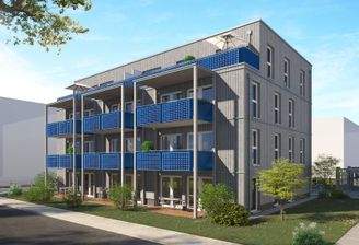 Ansicht Süd - Balkon/Terrasse