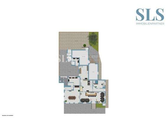 Grundriss- Skizze Außenbereich