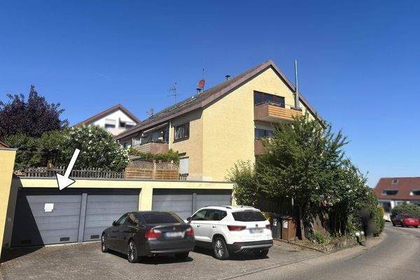 Ansicht Haus und Garage