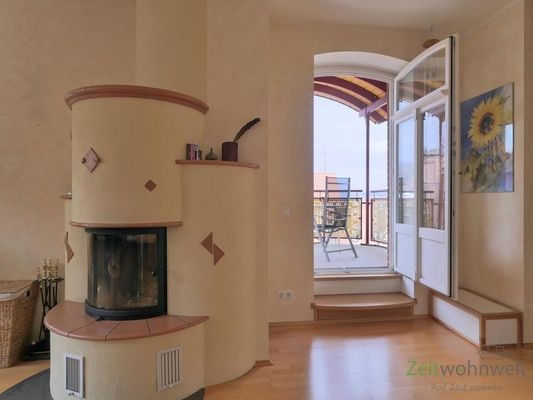 Balkonausgang am Wohnzimmer