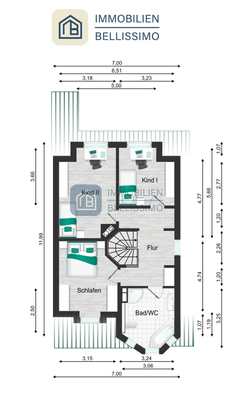 Grundriss Obergeschoss