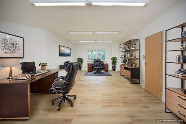 Arbeitszimmer Kellergeschoss-Visualisiert