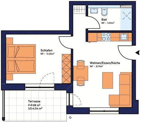 Grundriss B.4 Erdgeschoss