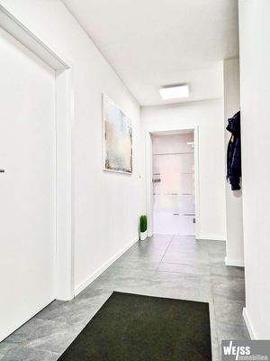 Blick vom Hauseingang