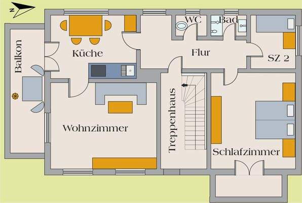 Grundriss 1.OG Simetsberg