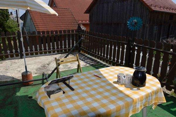 große Terrasse - Obergeschoss