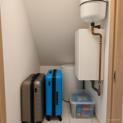 Garage mit zugang zum HWR