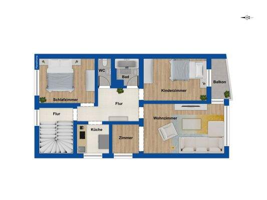 Grundriss Obergeschoss