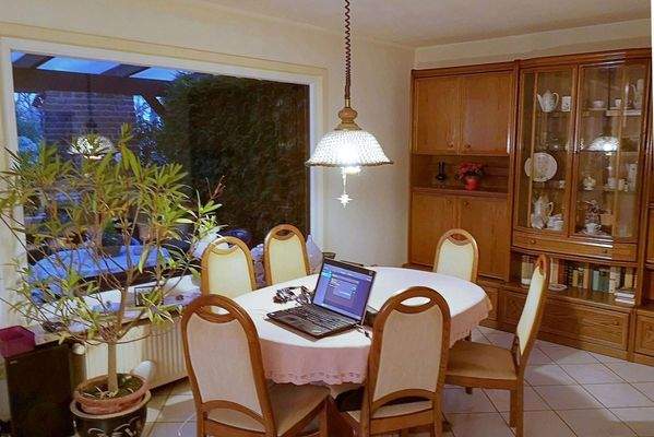 Esszimmer, Terrassenkamin