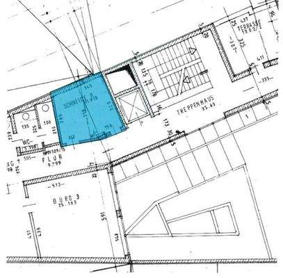 Grundriss Lagerraum 2. OG