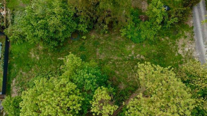 Sicht von Oben aufs Grundstück