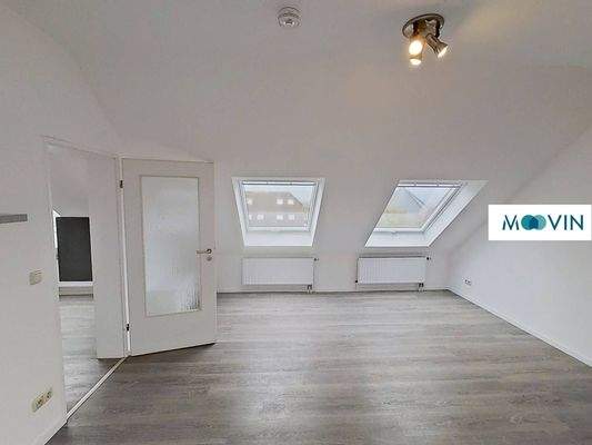 Ansicht III: Wohn- und Schlafzimmer