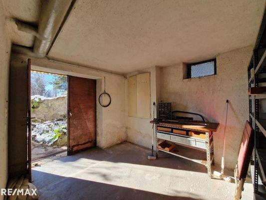 Werkstatt mit separatem Eingang