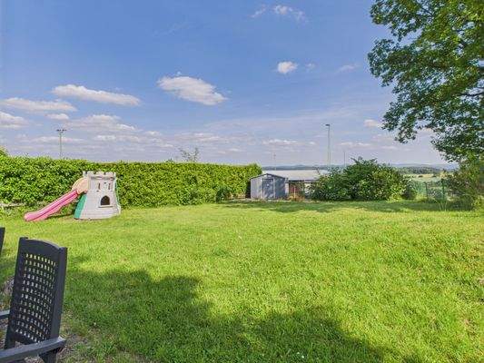 Ausblick aus dem Garten