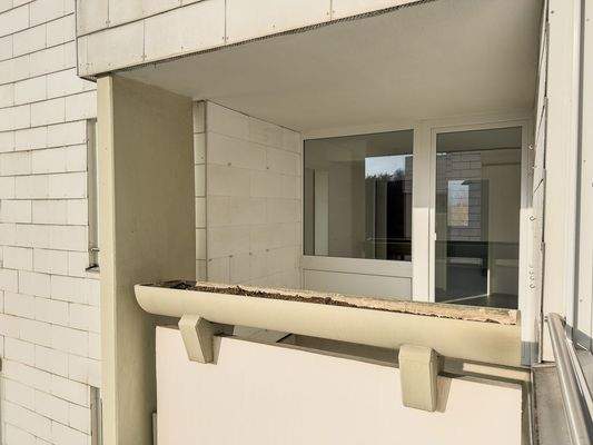 witterungsgeschützter Balkon