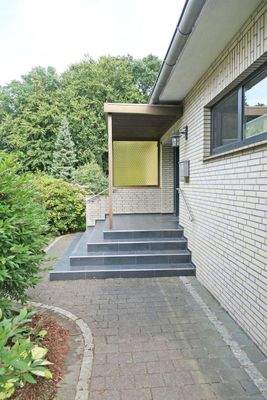 Blick zum Hauseingang