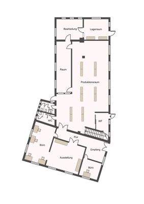 Grundriss Fabrik EG