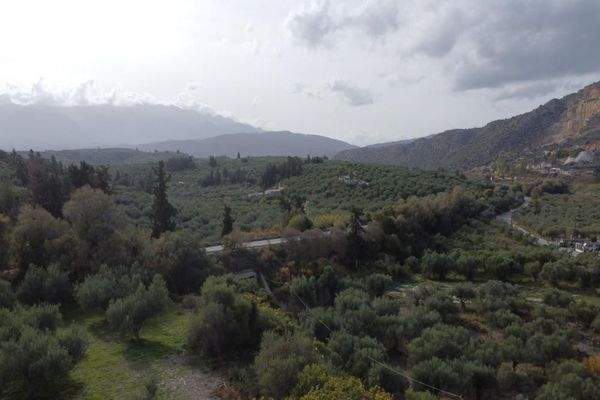 Kreta, Kalyves: Grundstück in Strandnähe mit herrlichem Meerblick zu verkaufen