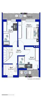 Hausnummer 6 Grundriss OG