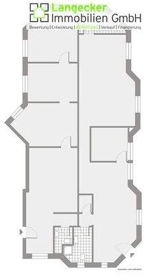 Grundriss-Skizze beider Büroteile