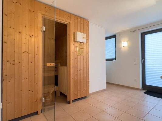Sauna im UG