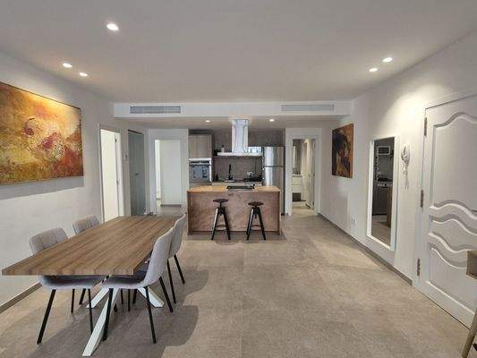 Essbereich und Küche