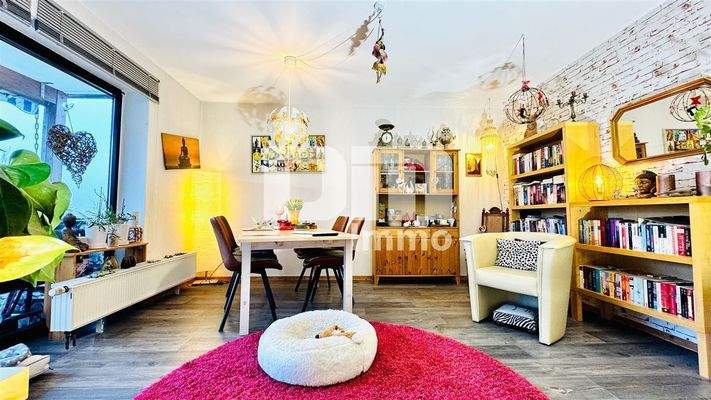 EG Wohn / Esszimmer / Zugang Terrasse / Kamin