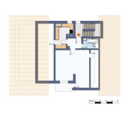 Dachgeschoss ohne Möblierung