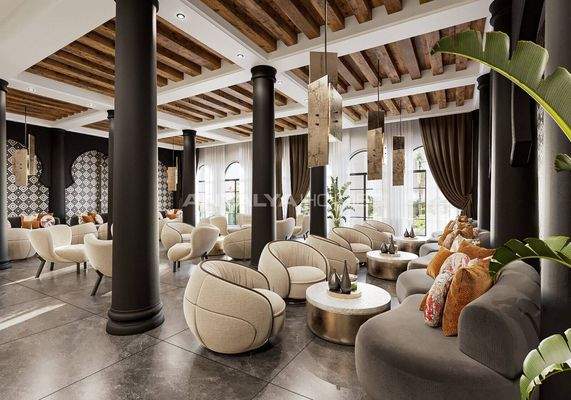 Sea View Apartments in a Luxury Complex in Kargicak Alanya