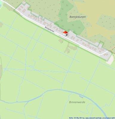 Ruhige Sackgassenlage  an den Bantjedünen.