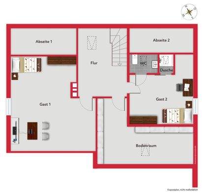 Grundriss Obergeschoss