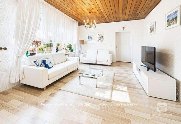 Wohn-/Esszimmer (KI)