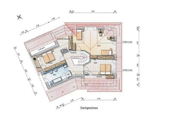 DG mit luftiger Galerie