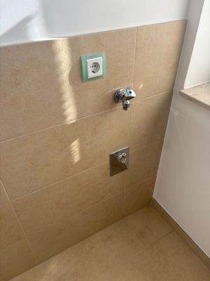 Anschluss Waschmaschine im Bad