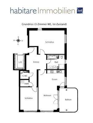 Attraktiver Zuschnitt (Ist-Zustand)