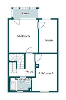 Grundriss Skizze 1.OG
