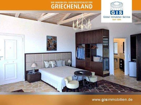 Schlafzimmer mit Bad