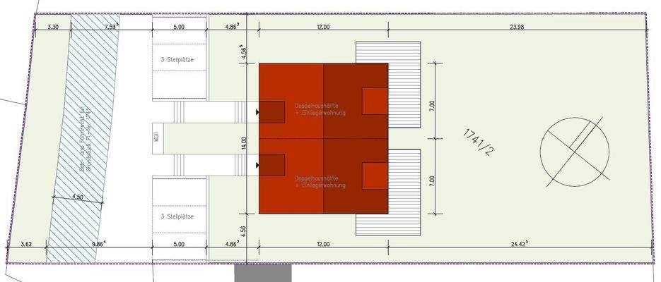 Draufsicht Vorbescheid