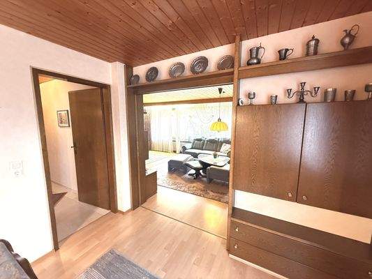 Blickrichtung Wohnzimmer EG