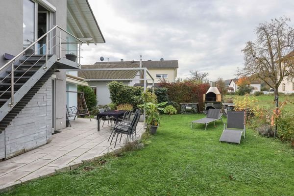 Terrasse und Garten