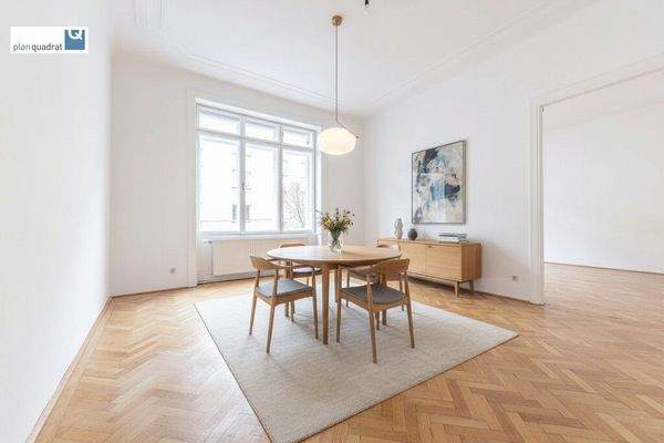 Zimmer 1 - Möblage ist KI-generiert und nicht Teil des Mietgegenstandes