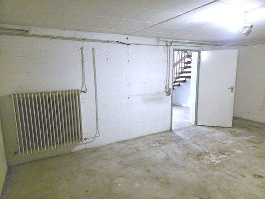 Geräumiger, beheizbarer Kellerraum