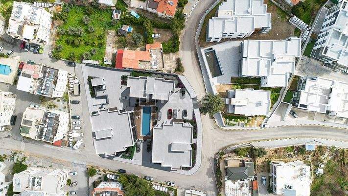 2-Bedroom Apartments for Sale in a Complex with a Pool in Girne