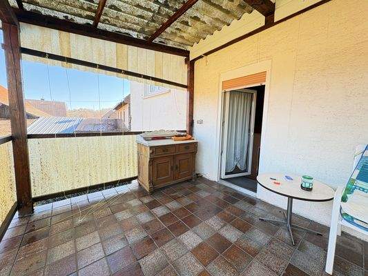 Überdachte Terrasse