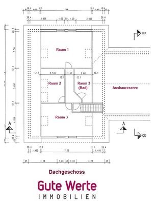 Grundriss Dachgeschoss