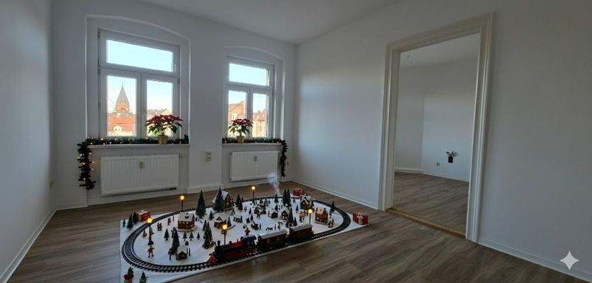 Wohnzimmer weihnachtlich