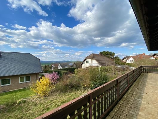 Balkon am Wohnzimmer